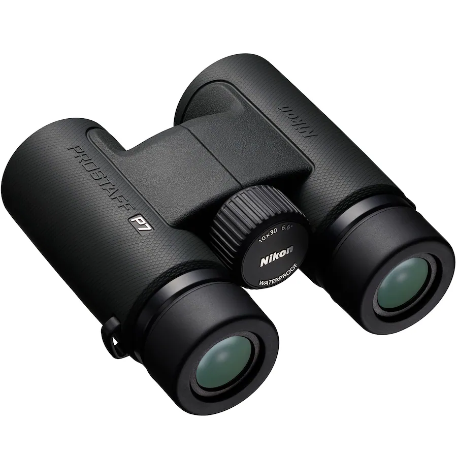 Nikon Prostaff P7 10X30 Binoculars with Harness and Lens Pen Cleaning ...