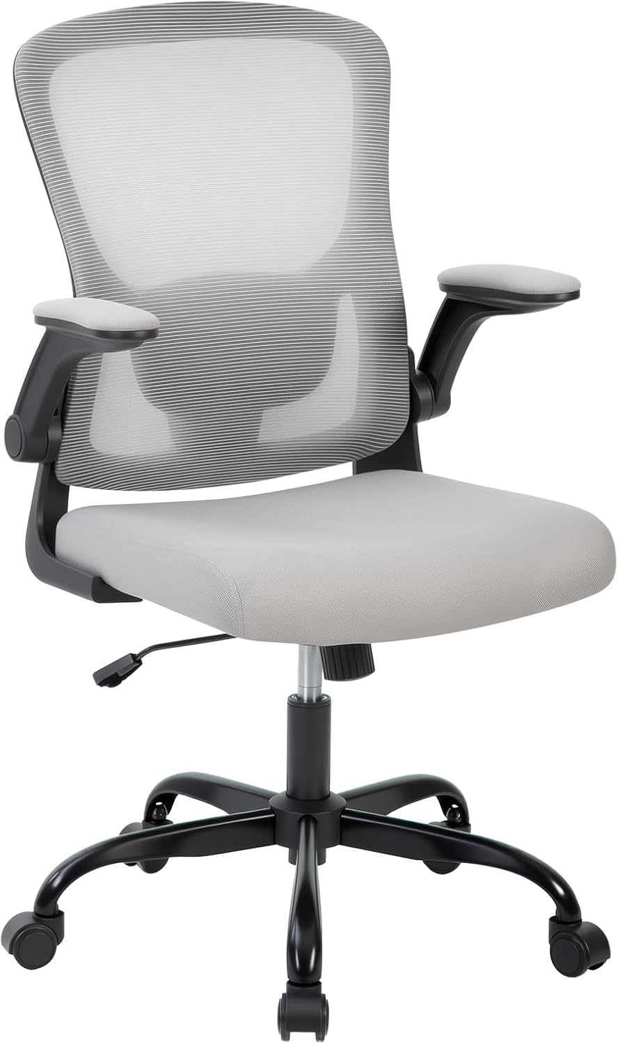 Front. GAOMON - Office Desk Chair with High Back Mesh - Ergonomic Computer Chair for Home, Gaming & Work, Adjustable Height - Gray.