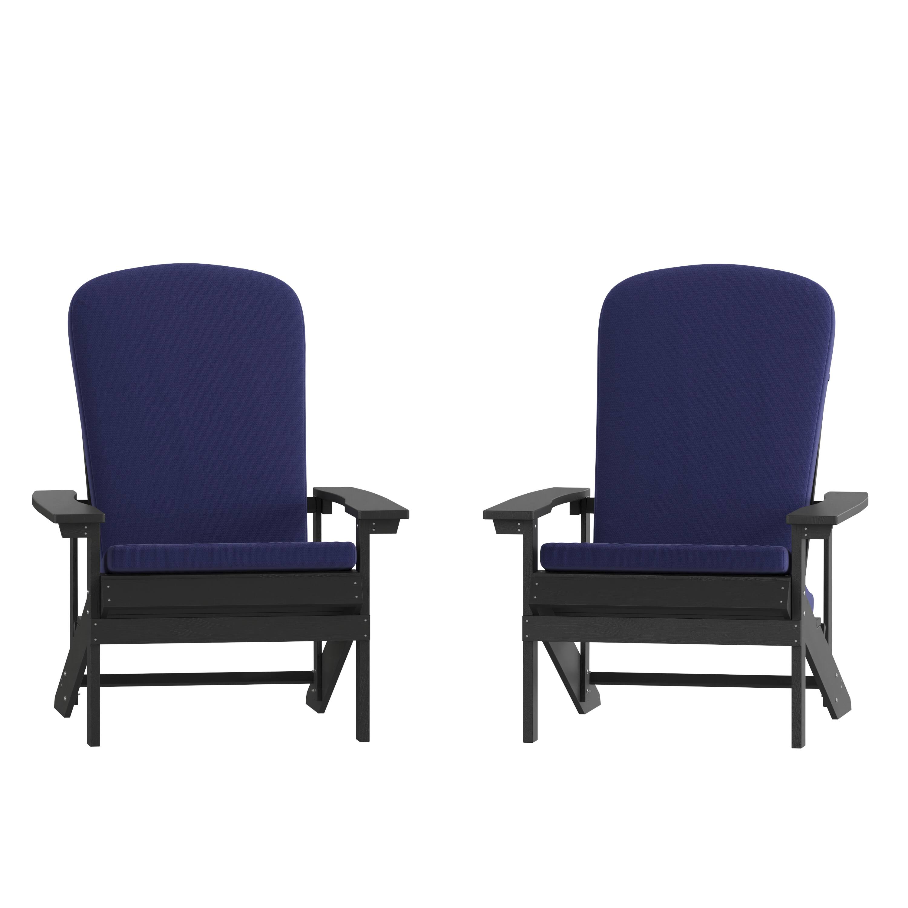 Blue Cushions/Slate Gray Frame