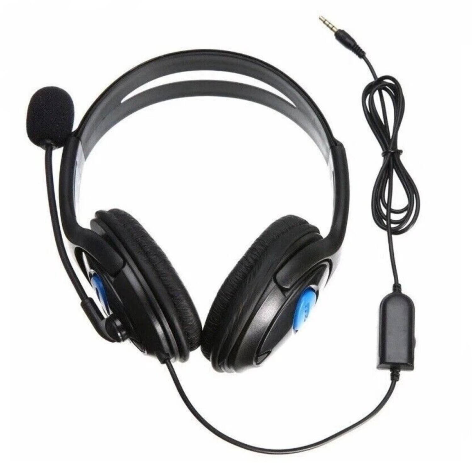 Front. Stock Preferred - Stereo Wired Gaming Headset with Microphone - Black.