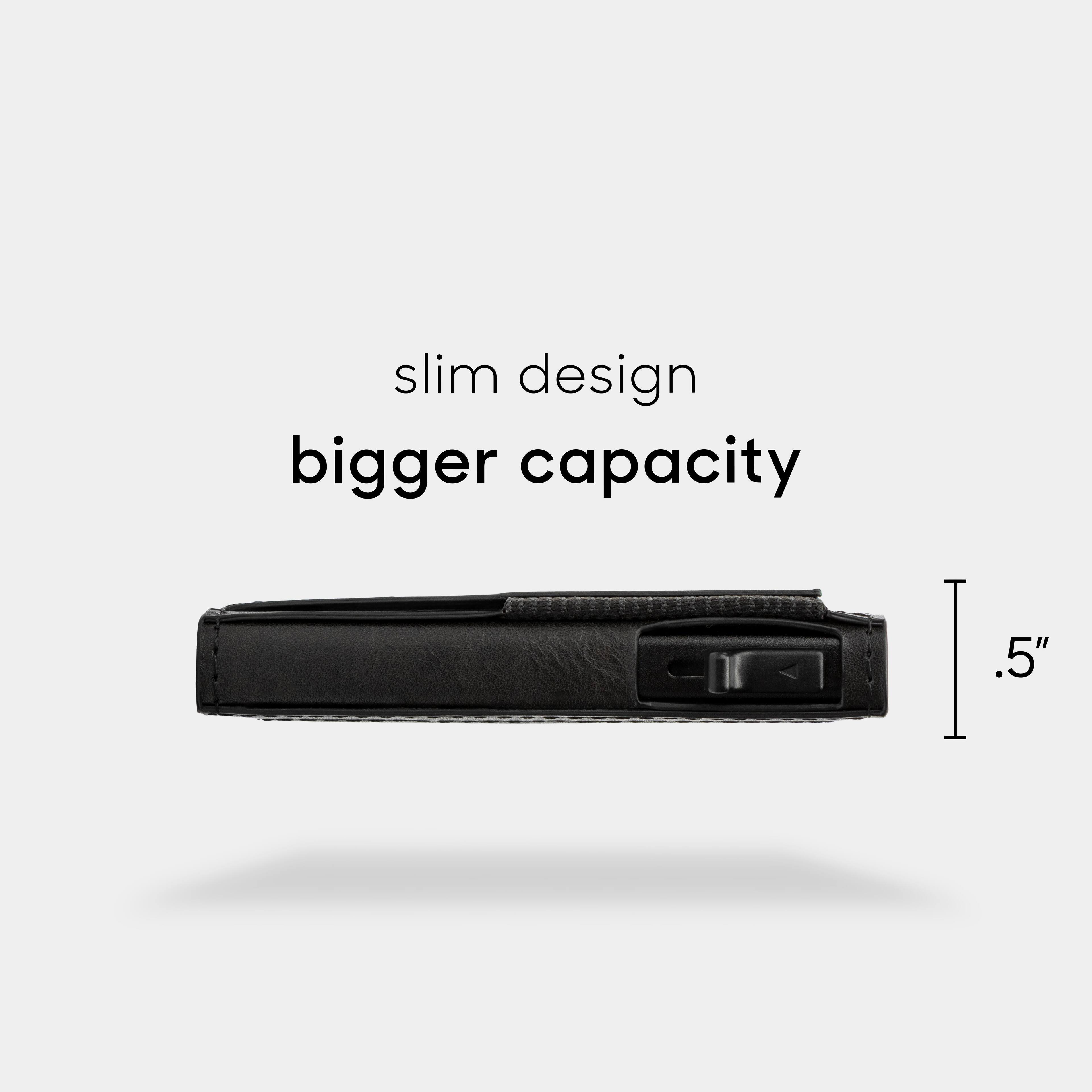 slim design bigger capacity .5"