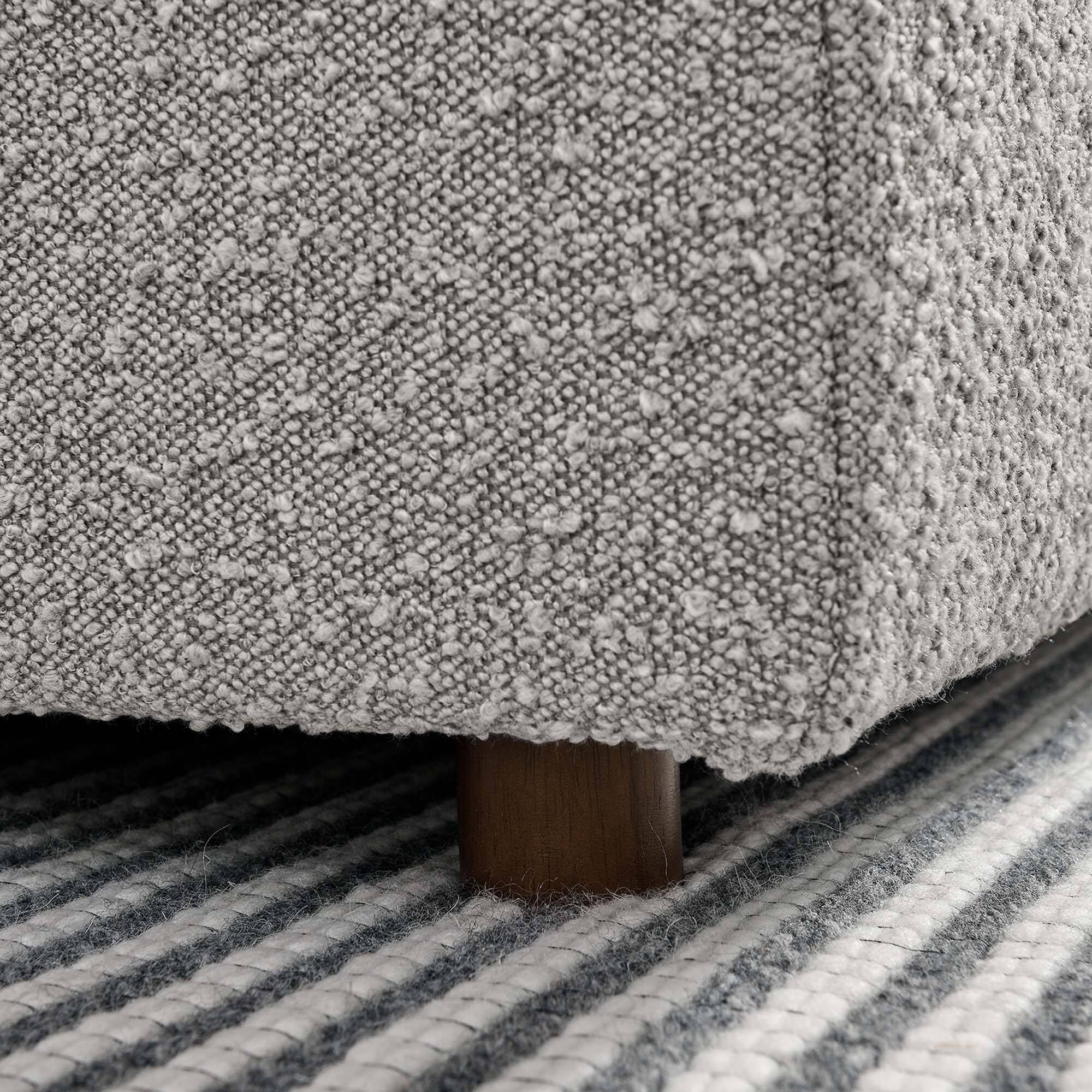 Alt View 8. Modway - Commix Down Filled Overstuffed Boucle Fabric Armless Chair by Modway - Light Gray.