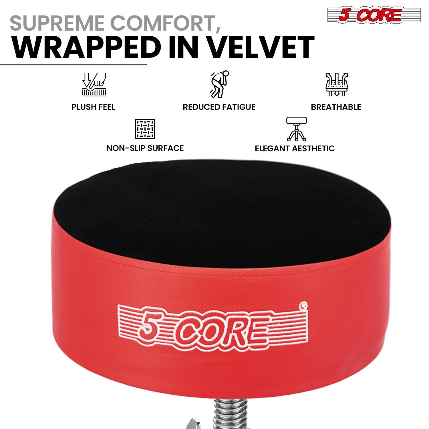 5 CORE SUPREME COMFORT, WRAPPED IN VELVET

- PLUSH FEEL
- REDUCED FATIGUE
- BREATHEABLE
- NON-SLIP SURFACE
- ELEGANT AESTHETIC

5 CORE