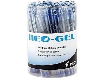 NEO-GEL  
Fine Point 0.7mm | Blue Ink  
Smooth writing gel ink  
Textured grip for writing comfort  
PILOT