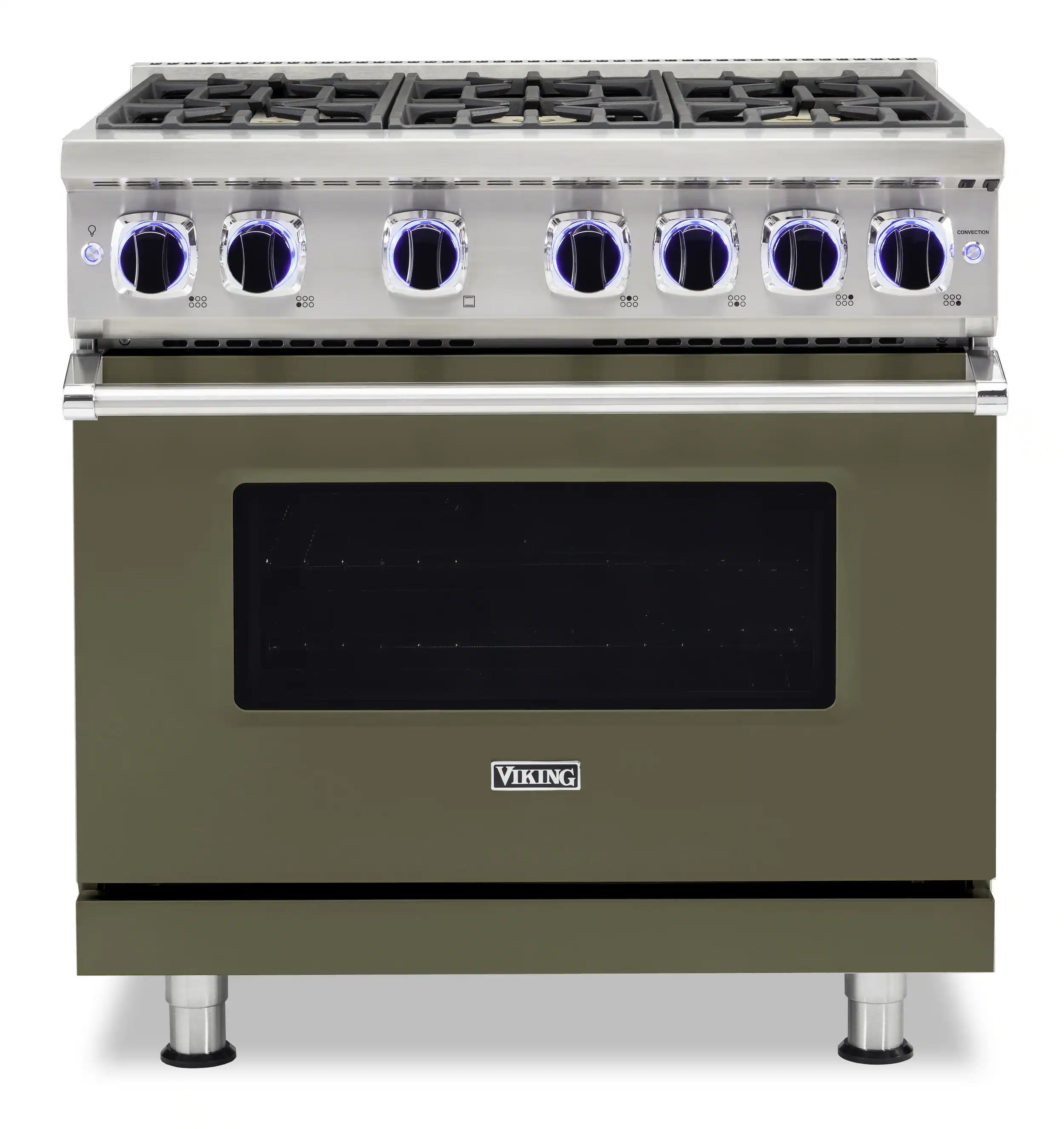 Viking - VGR Freestanding 7 Series Gas 36" Range - Martini