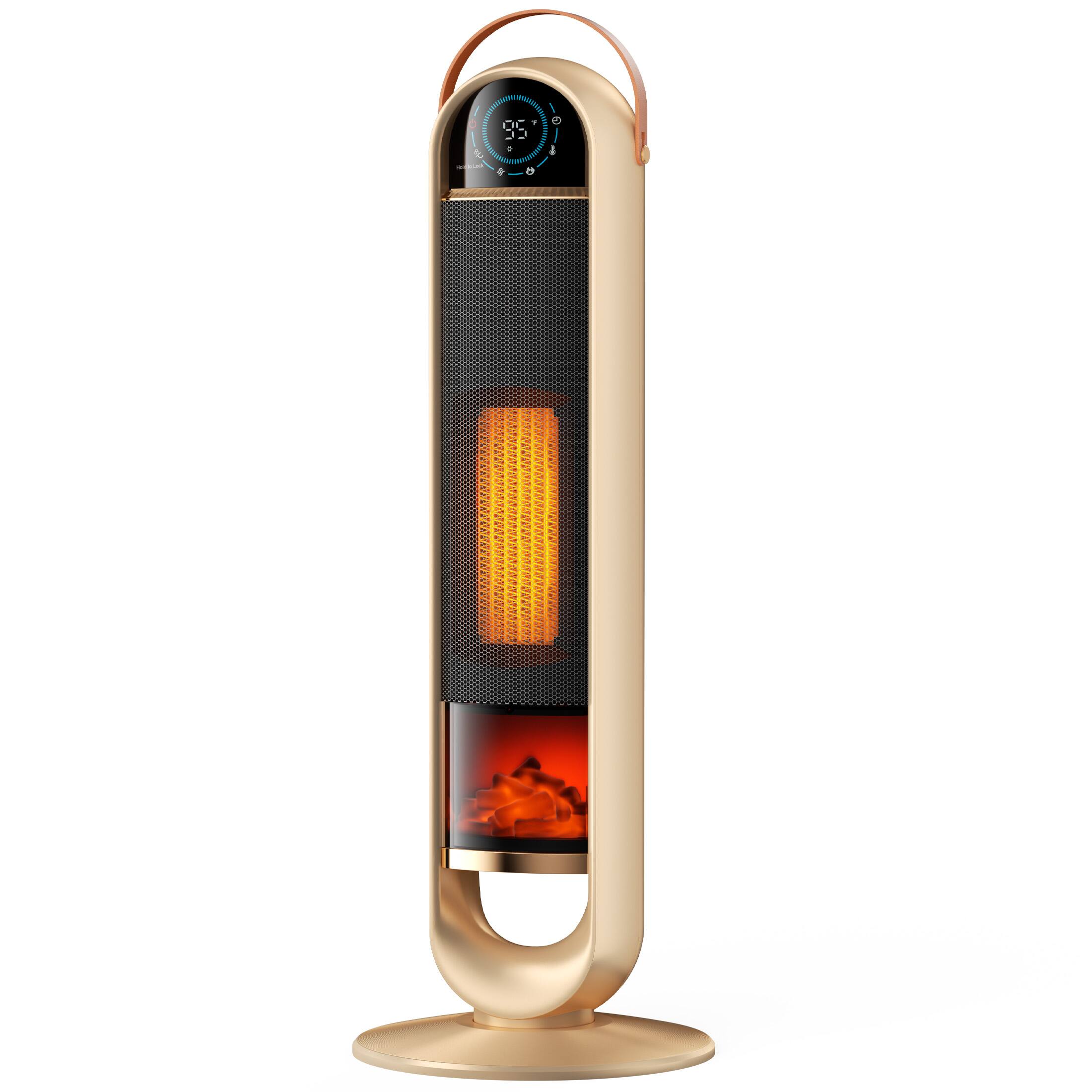 Sweetcrispy Ceramic Tower Space Heater for Indoor Use, 60° Oscillation ...