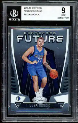 Panini - Luka Doncic Rookie Card 2018-19 Certified Certified Future #3 BGS 9