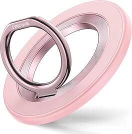 Syncwire - MagSafe Phone Grip, 360° Rotation, Double-Sided Magnet, Magnetic Phone Ring Holder - Light Pink