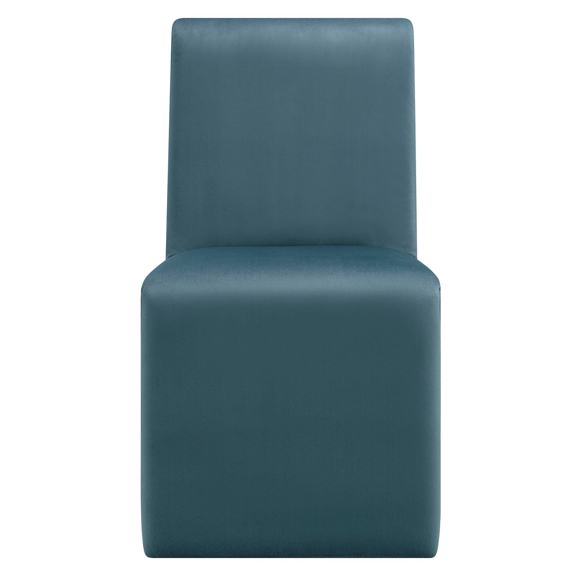 Alt View 2. Modway - Emory Upholstered Performance Velvet Dining Side Chair by Modway - Blue.
