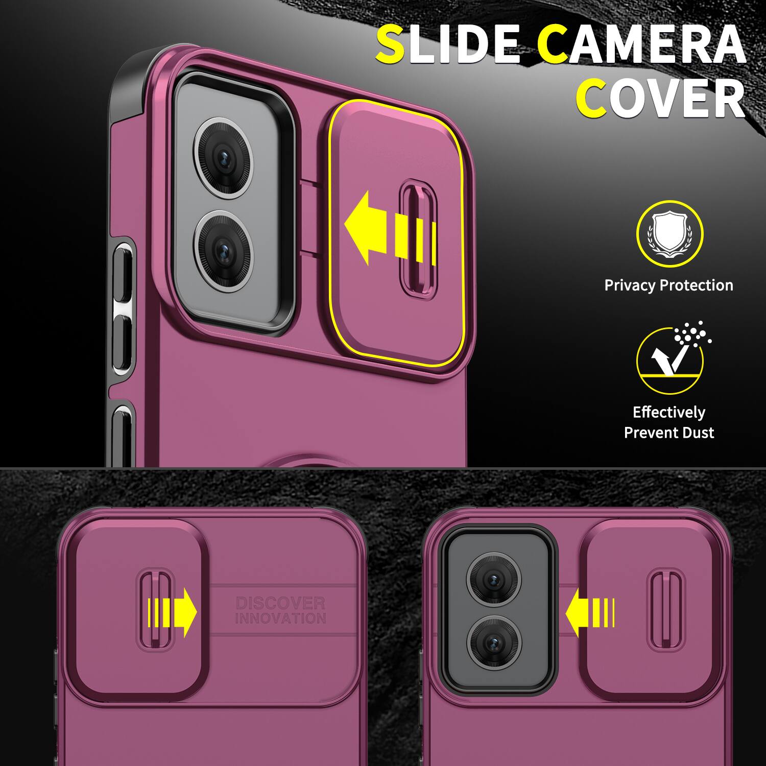 SLIDE CAMERA COVER

Privacy Protection

Effectively Prevent Dust

DISCOVER INNOVATION