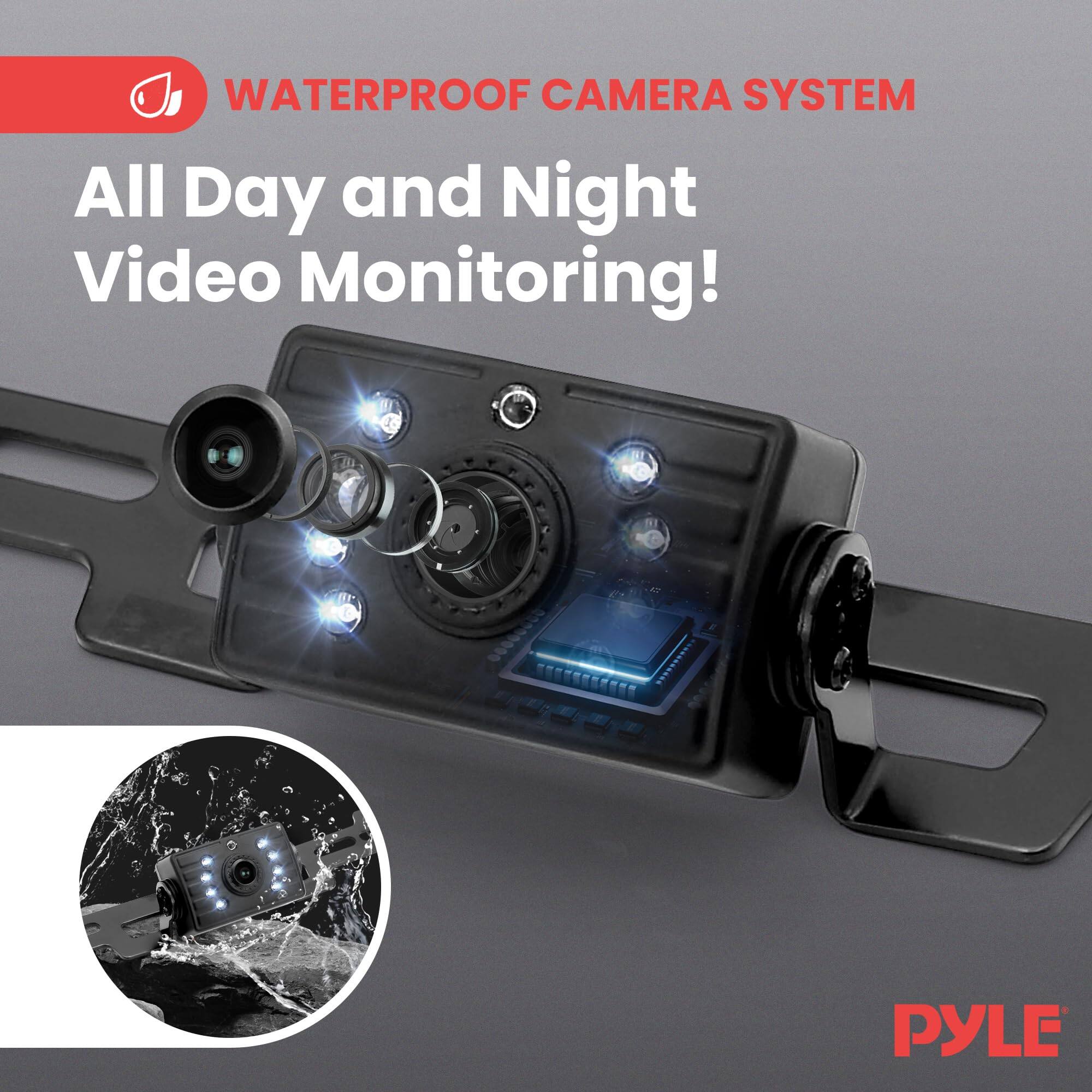 WATERPROOF CAMERA SYSTEM

All Day and Night Video Monitoring!

PYLE