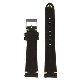 StrapsCo - Everyday Suede Watch Band Strap For Apple Watch - 44mm/45mm/46mm/49mm - Black