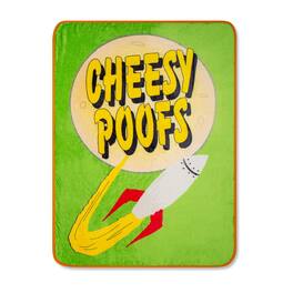 Silver Buffalo - South Park Cheesy Poofs Raschel Throw Blanket | 45 x 60 Inches - Green
