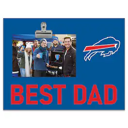 Fan Creations - Buffalo Bills 8" x 10.5" Briteline Best Dad Clip Frame - Multicolor