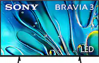 Sony - 50" Class BRAVIA 3 LED 4K UHD Smart Google TV (2024) - Front_Zoom