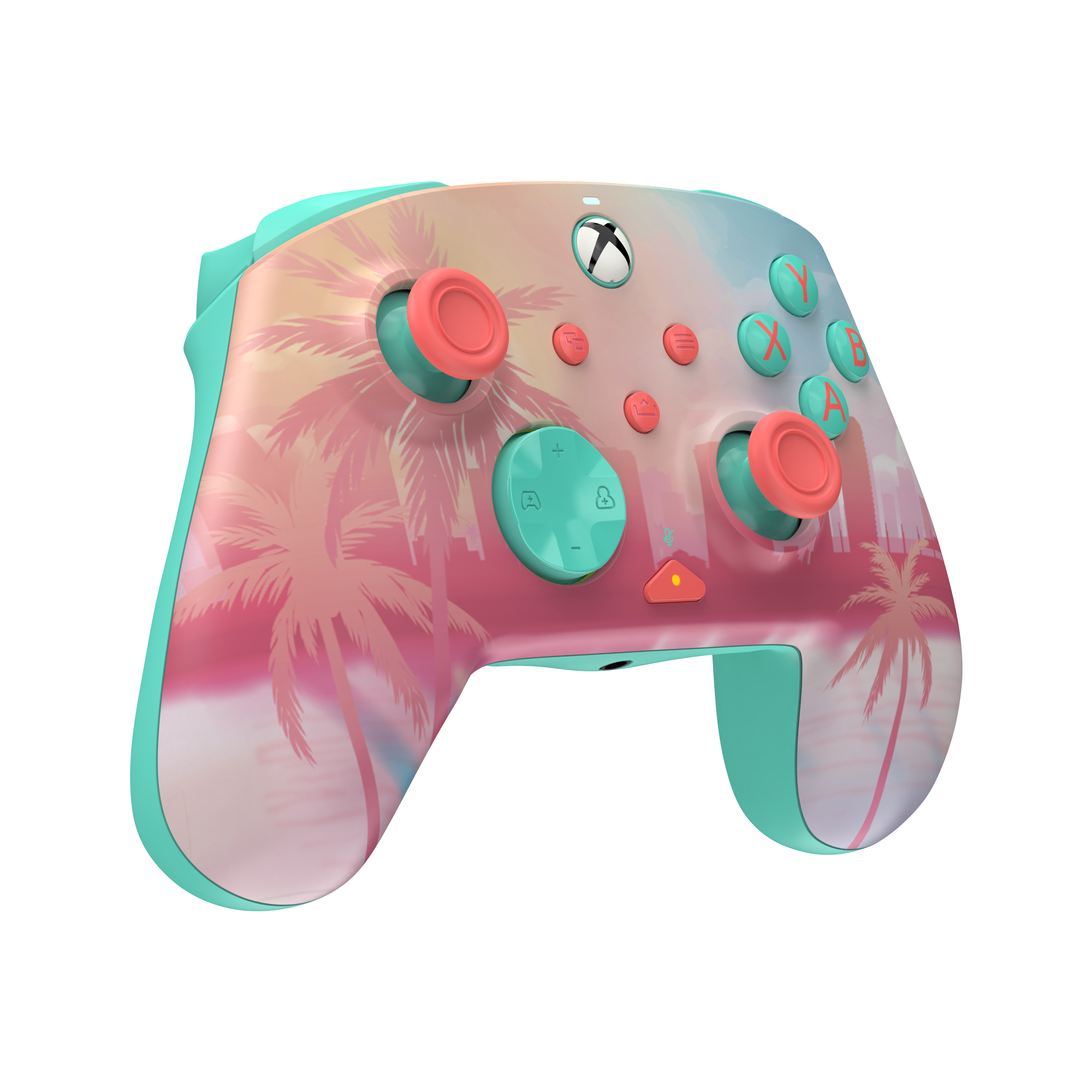 Left. Turtle Beach - Pacific Skyline Wireless Controller for XBOX Series X|S, XBOX One, Windows 10/11 PCs - Pacific Skyline.