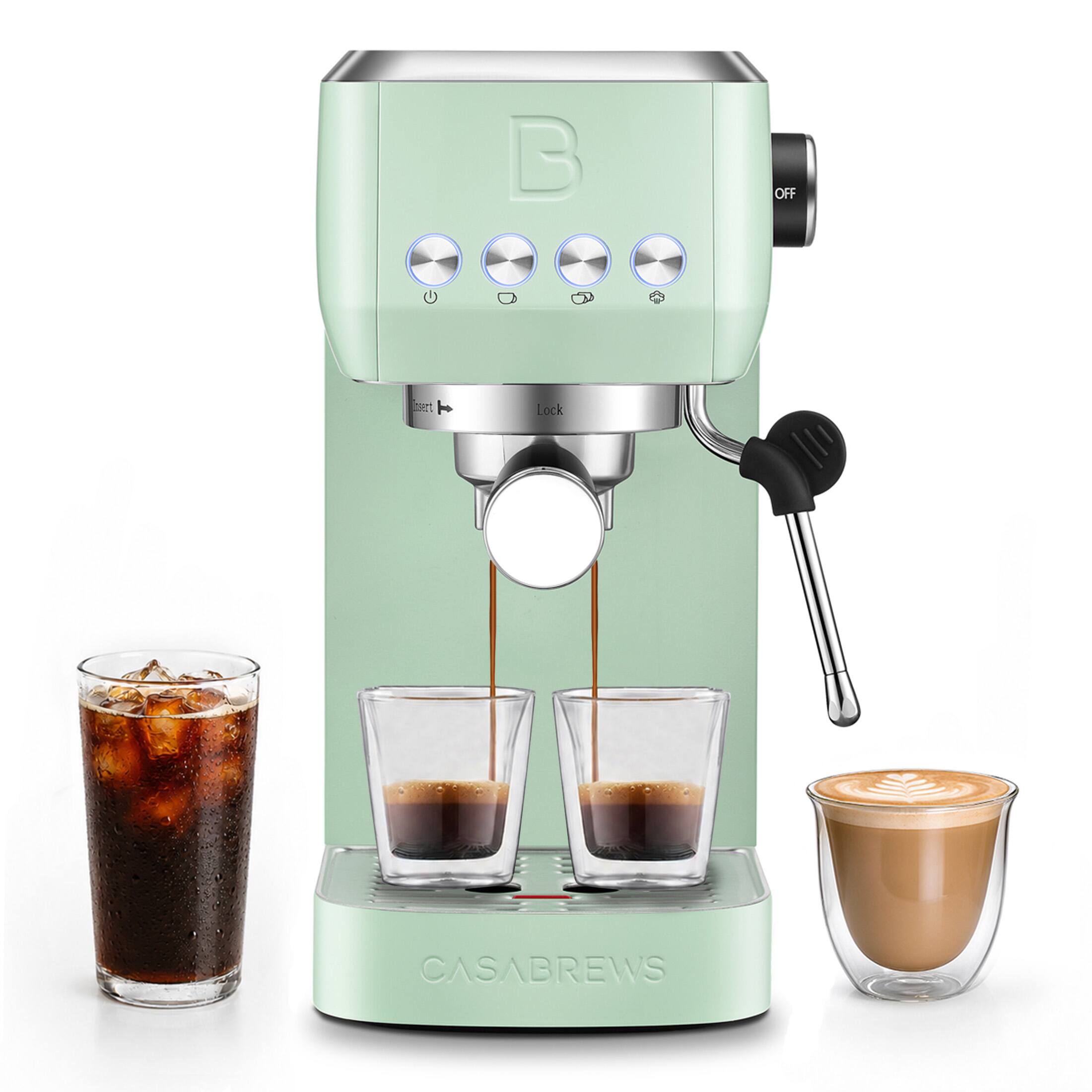 Casabrews 3700 Essential Espresso Machine, 20 Bar Coffee Maker with PID ...