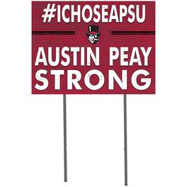 Jardine - Austin Peay State Governors 18" x 24" Yard Sign - Red