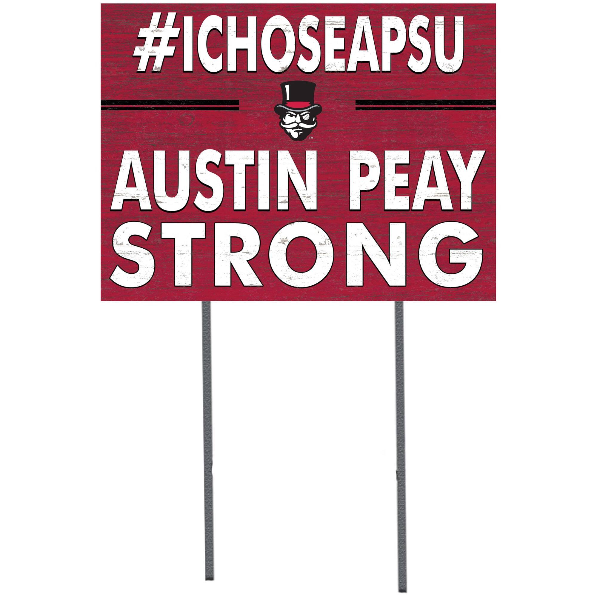 Austin Peay State Governors 18" x 24" Yard Sign