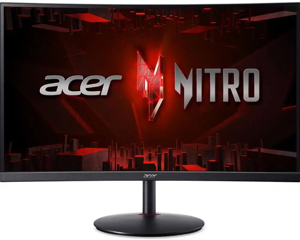 Acer - Nitro XZ271U X3 27" Curved Gaming Monitor – 2560x1440, 240Hz, 1ms, FreeSync Premium, HDR10 - Black