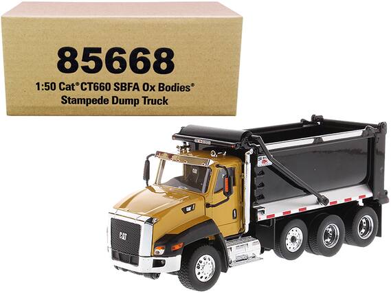 85668
1:50 Cat® CT660 SBFA Ox Bodies®
Stampede Dump Truck