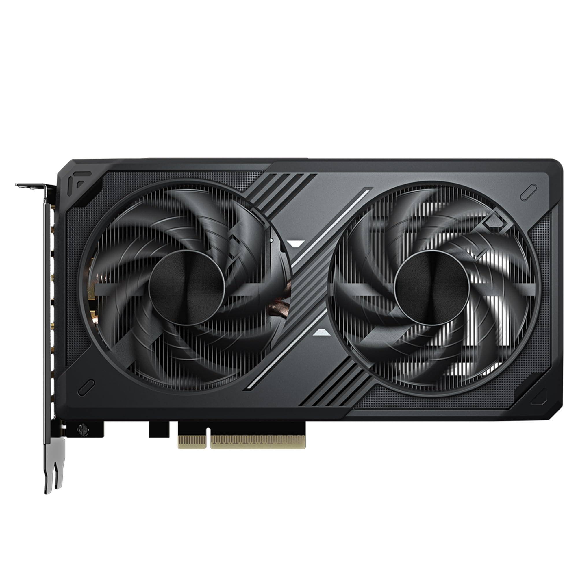 Left. Dazzling Pops - GIGABYTE GeForce RTX 5060 WINDFORCE OC 8G Graphics Card 128 bit GDDR7 PCIe 5.0 WINDFORCE Cooling System GV.