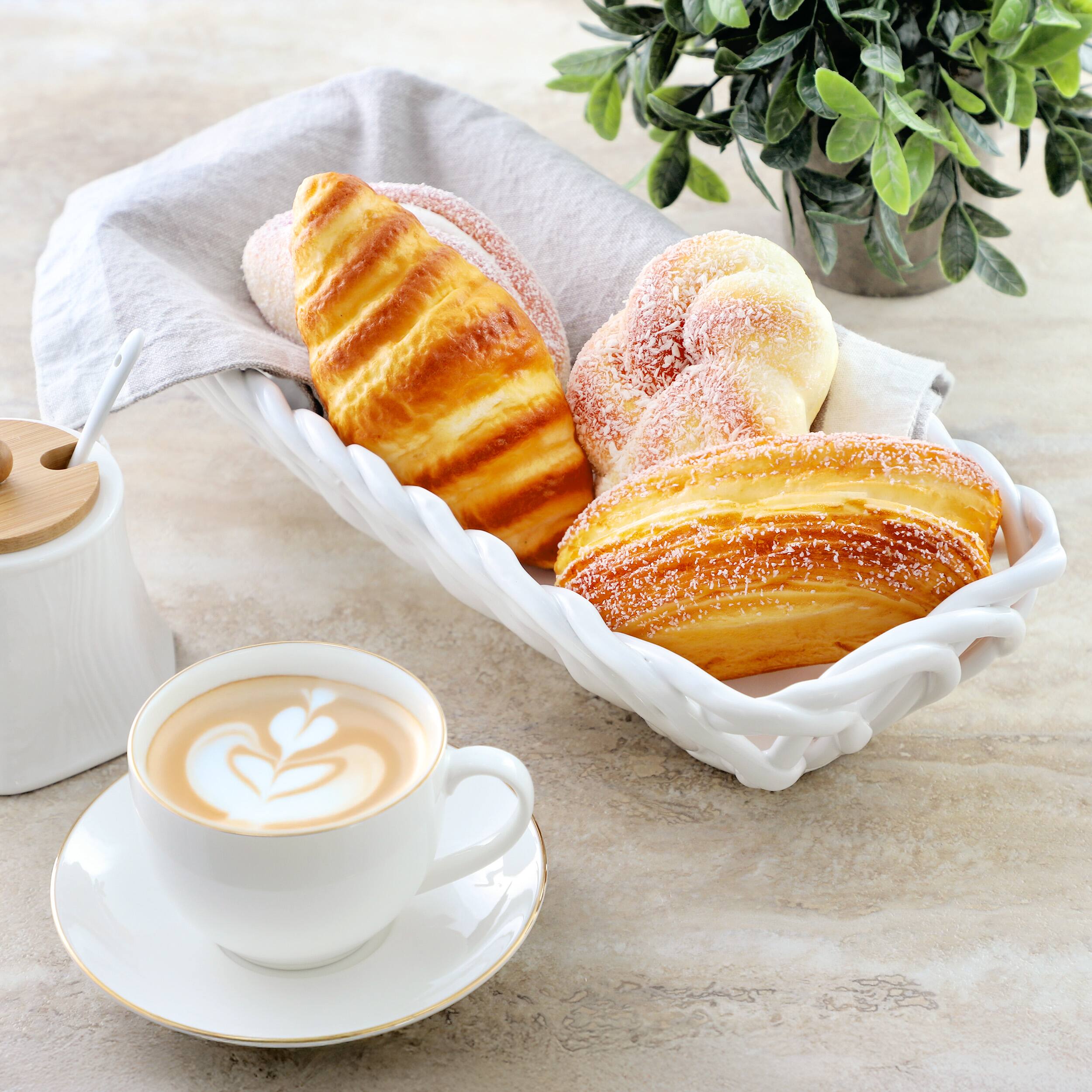 Alt View 4. Meritage - Meritage Modern Prestige 13.5 Inch Rectangular Dolomite Basket Serving Bowl in White - White.