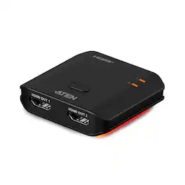 Aten Technology - 2-Port True 4K HDMI Splitter - Black
