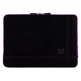Kitcheniva - Laptop Sleeve Case Zip Bag For 15" Laptop - Black/Purple
