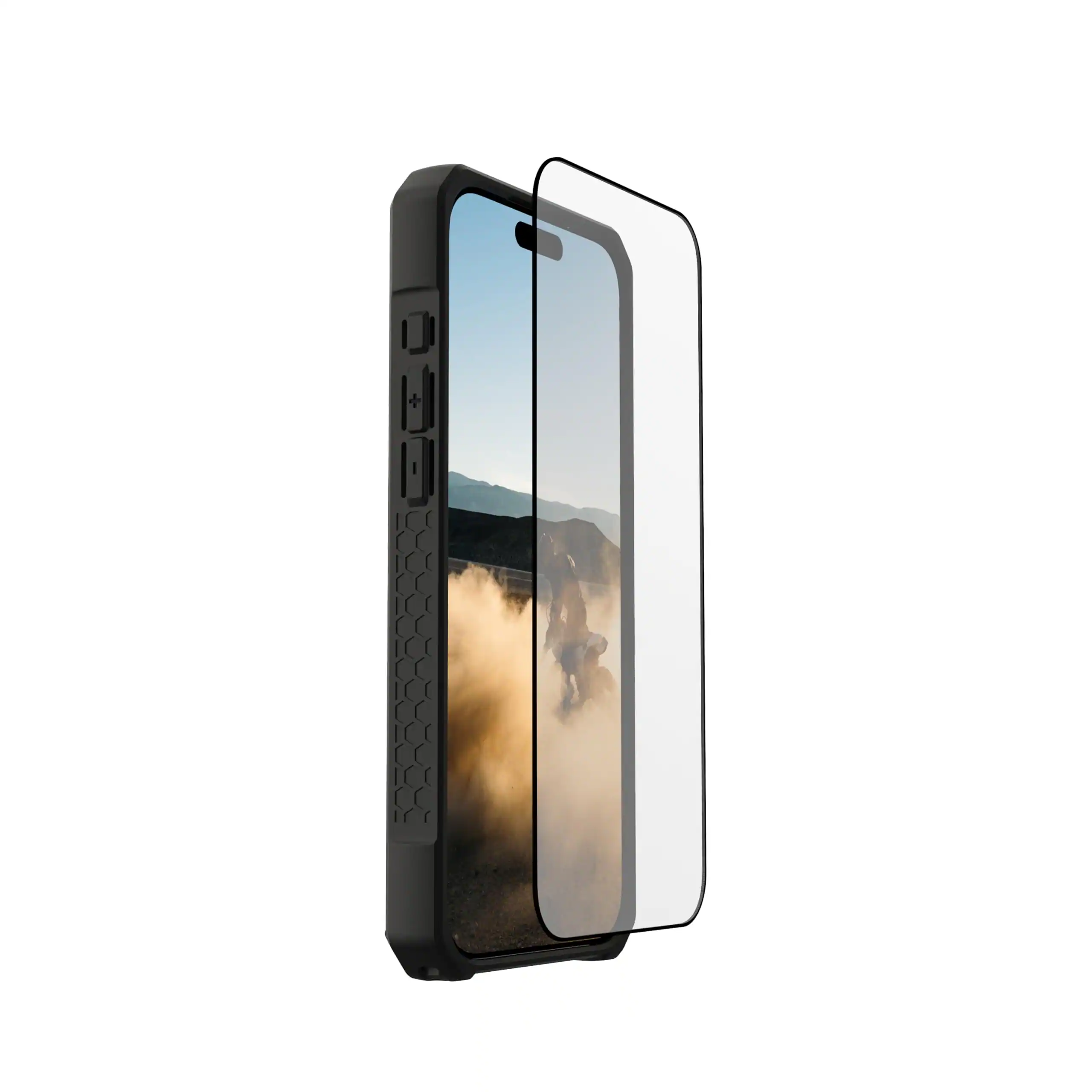 Alt View 3. UAG - iPhone 17 Pro Max Screen Protector - Ultra Premium German Schott High Aluminum Glass, Anti-Fingerprint & Anti-Reflective - Ultra Clear.