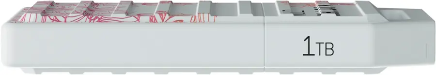 Alt View 10. WD - BLACK C50 1TB Storage Expansion Card for Xbox Series X|S Gaming Console SSD Summer Collection Floral - White.