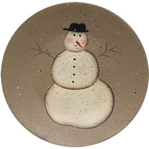Angle. BreeBe - Snow Parade Plate - 6" - 3 Asstd. - Multicolor.