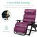 Extra Wide Seating
Lay back and enjoy this oversized chair, complete with a footbar and armrests for your lounging comfort
- Side Tray
- 13" width
- 27" length
- 350 LBS Weight Capacity