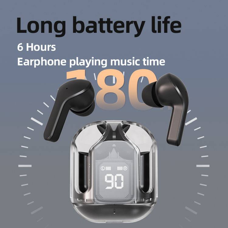 Long battery life  
6 Hours  
Earphone playing music time  
180  
90