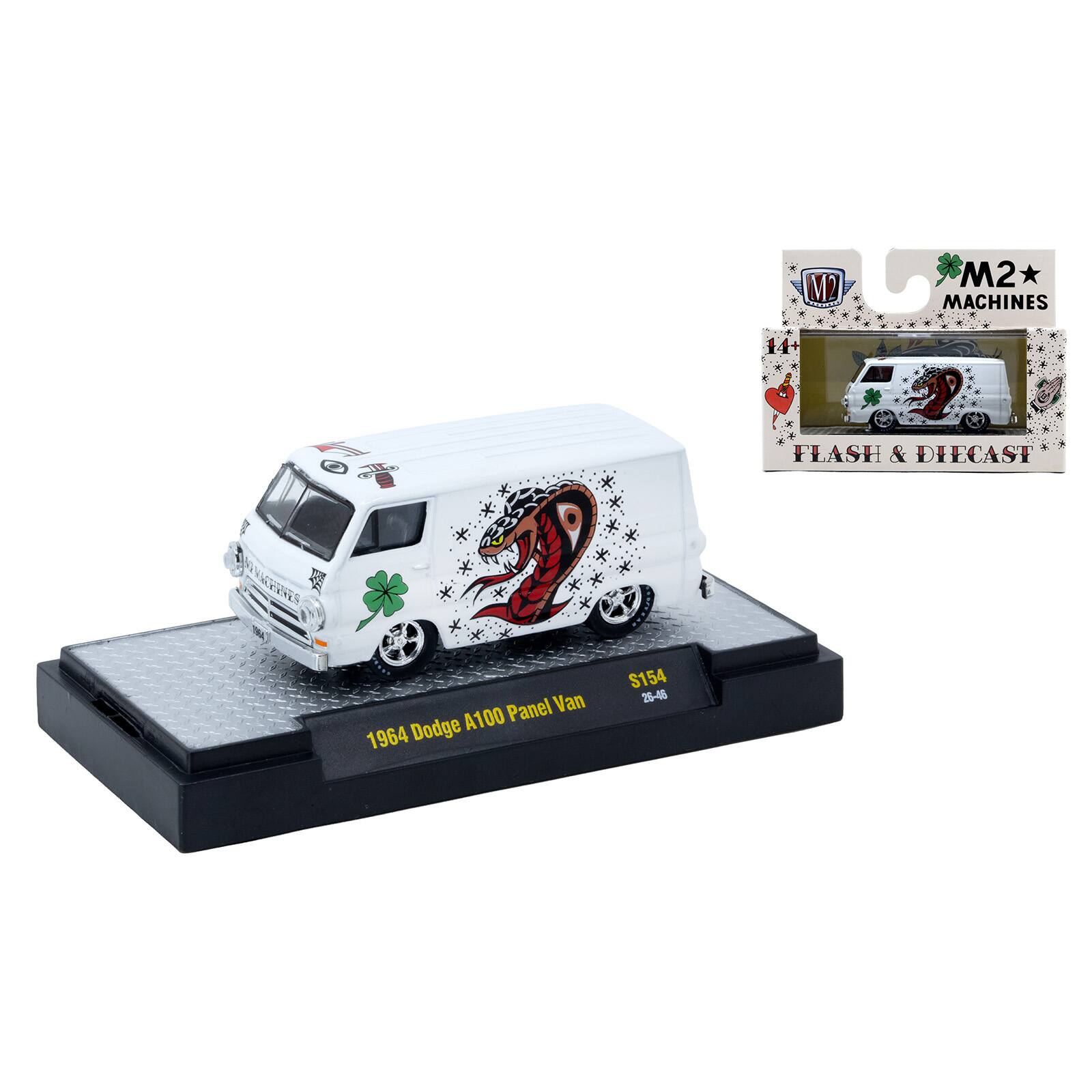 M2 MACHINES  
FLASH & DIECAST  
1964 Dodge A100 Panel Van  
S154  
25-46
