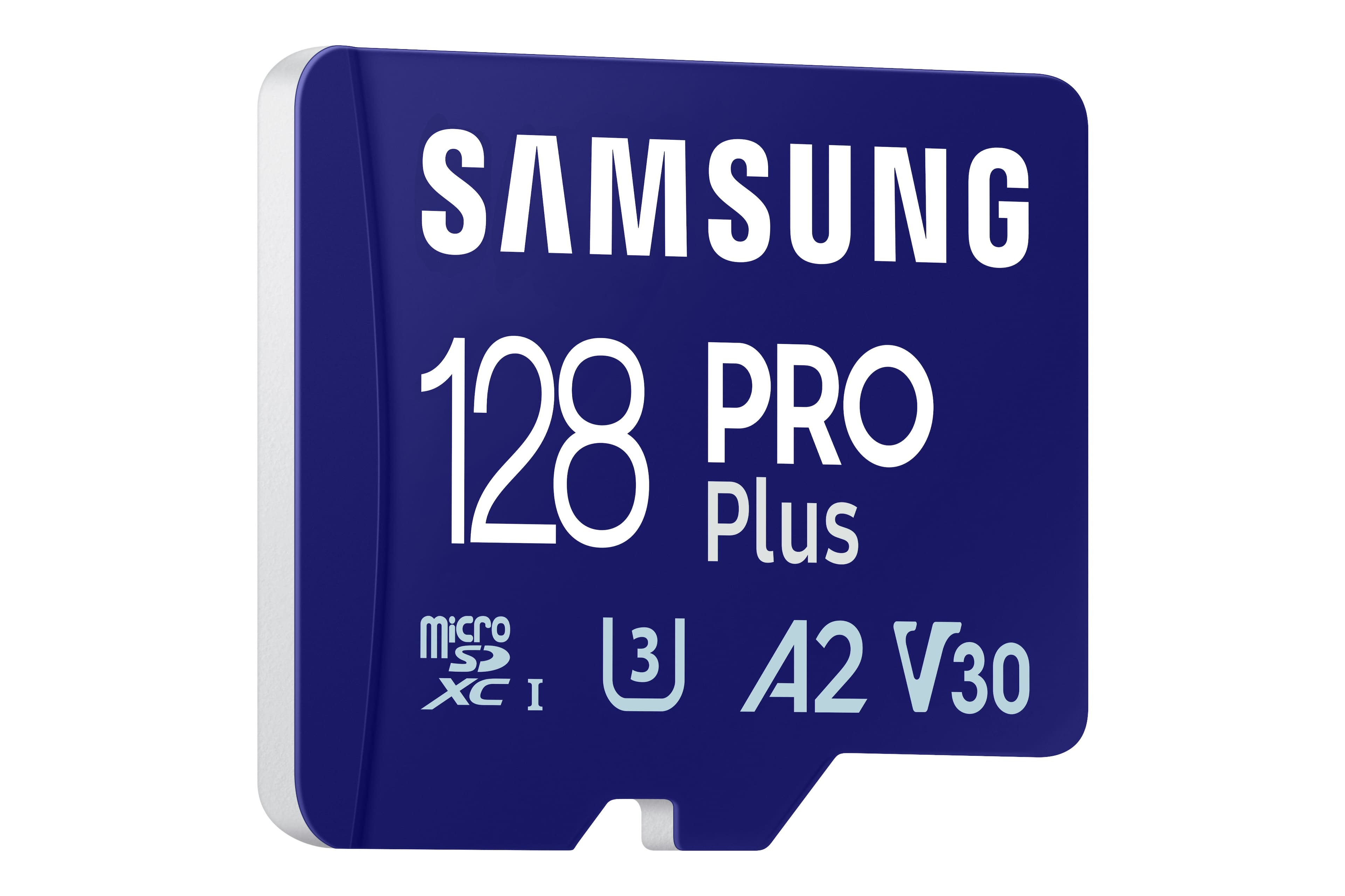 Alt View 12. Samsung - Pro Plus + Adapter 128GB microSDXC Memory Card, Up-to 180MB/s, UHS-l, C10,U3,V30,A2..