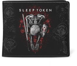 PopMarket - Sleep Token - Rocksax - Sleep Token - Love You Want Logo - Wallet with Coin Pocket (Black) - Multicolor