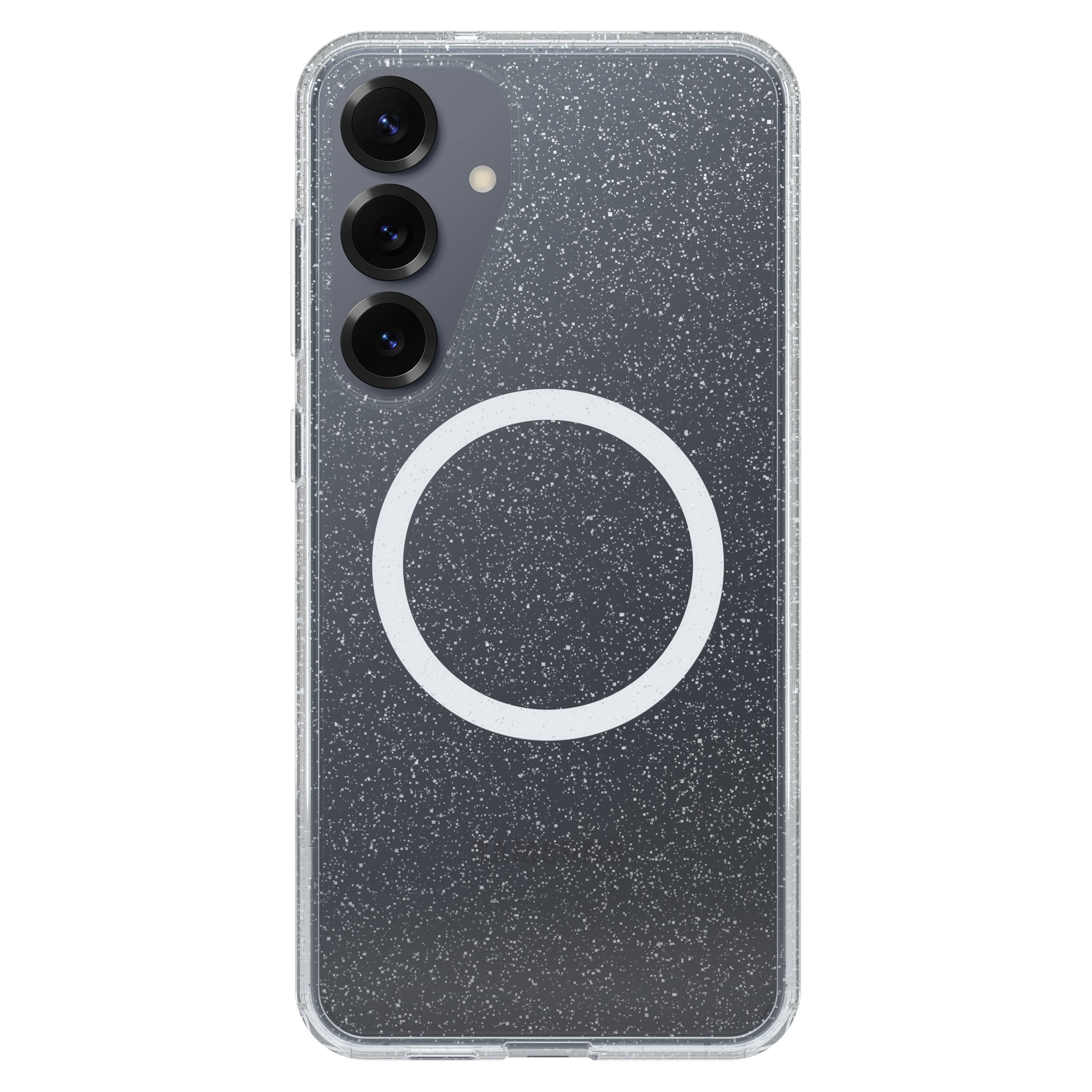 Angle. OtterBox - Symmetry Series Hard Shell with Magnets for Samsung Galaxy S25+ - Stardust 3.0.