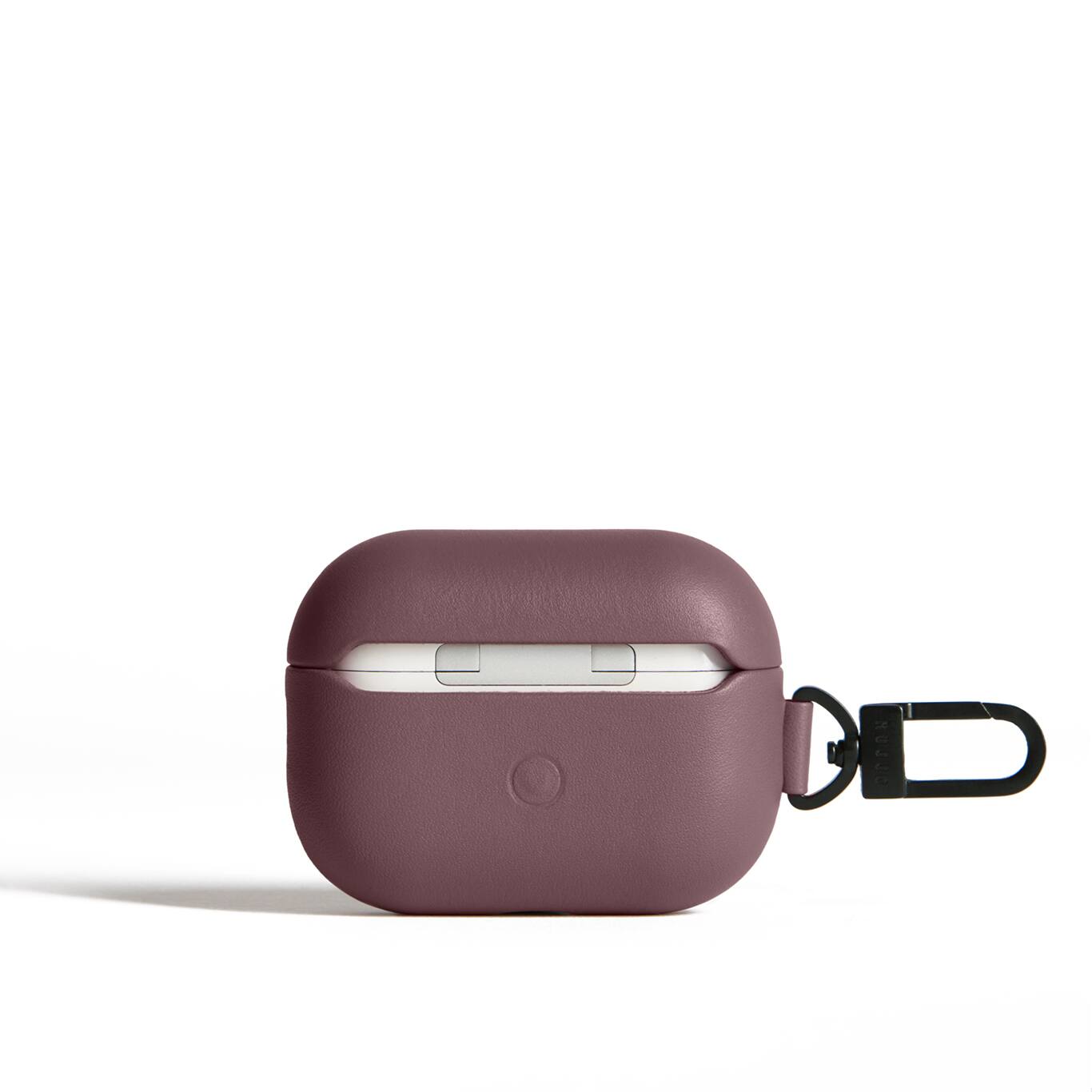 Angle. Mujjo - Mujjo Echelon AirPods Pro (2nd Gen) Case - Bronze Red.