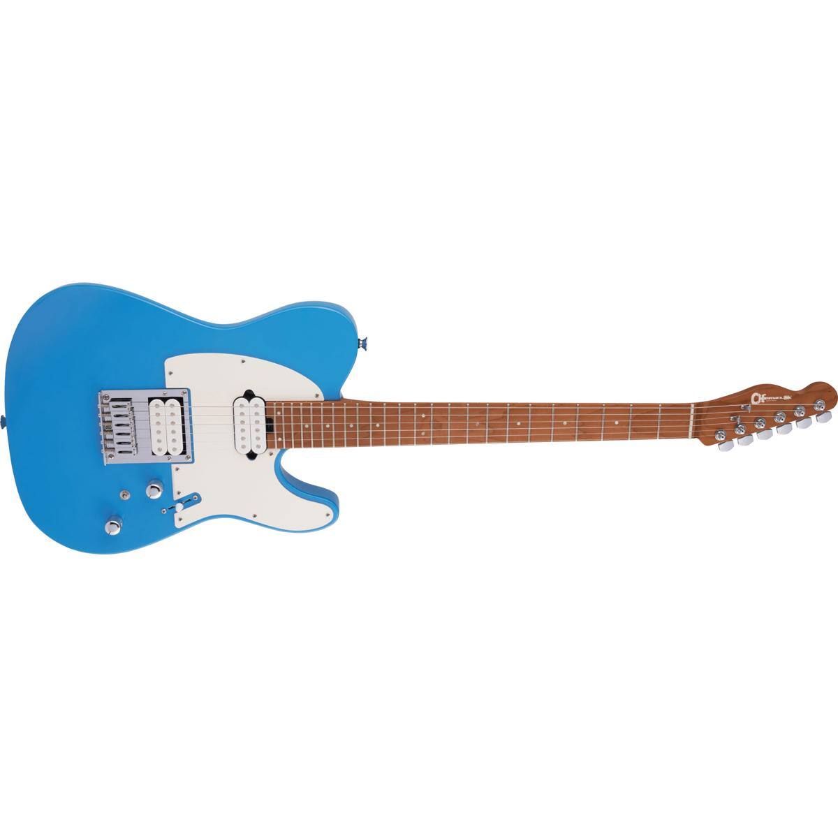 Alt View 4. Charvel - Charvel Pro-Mod So-Cal Style 2 24 HH HT CM Electric Guitar, Caramelized Fingerboard, Robin's Egg Blue.