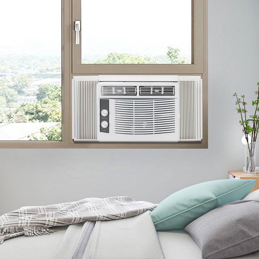 Alt View 6. Winado - 5000 BTU 3-in-1 Window Air Conditioner, Dehumidifier, Fan  Window AC Unit Kit Cools up to 150 Sq.Ft  W/Knob Control - White.