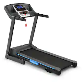 Kadyn - Electric Treadmill, Walking Jogging Machine,2.25 HP Folding Electric Motorized Power Treadmill Machine with LCD Display - Gray