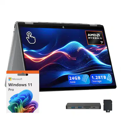 AMD Ryzen AI 7
Microsoft Windows 11 Pro
24GB RAM
1.28TB Storage