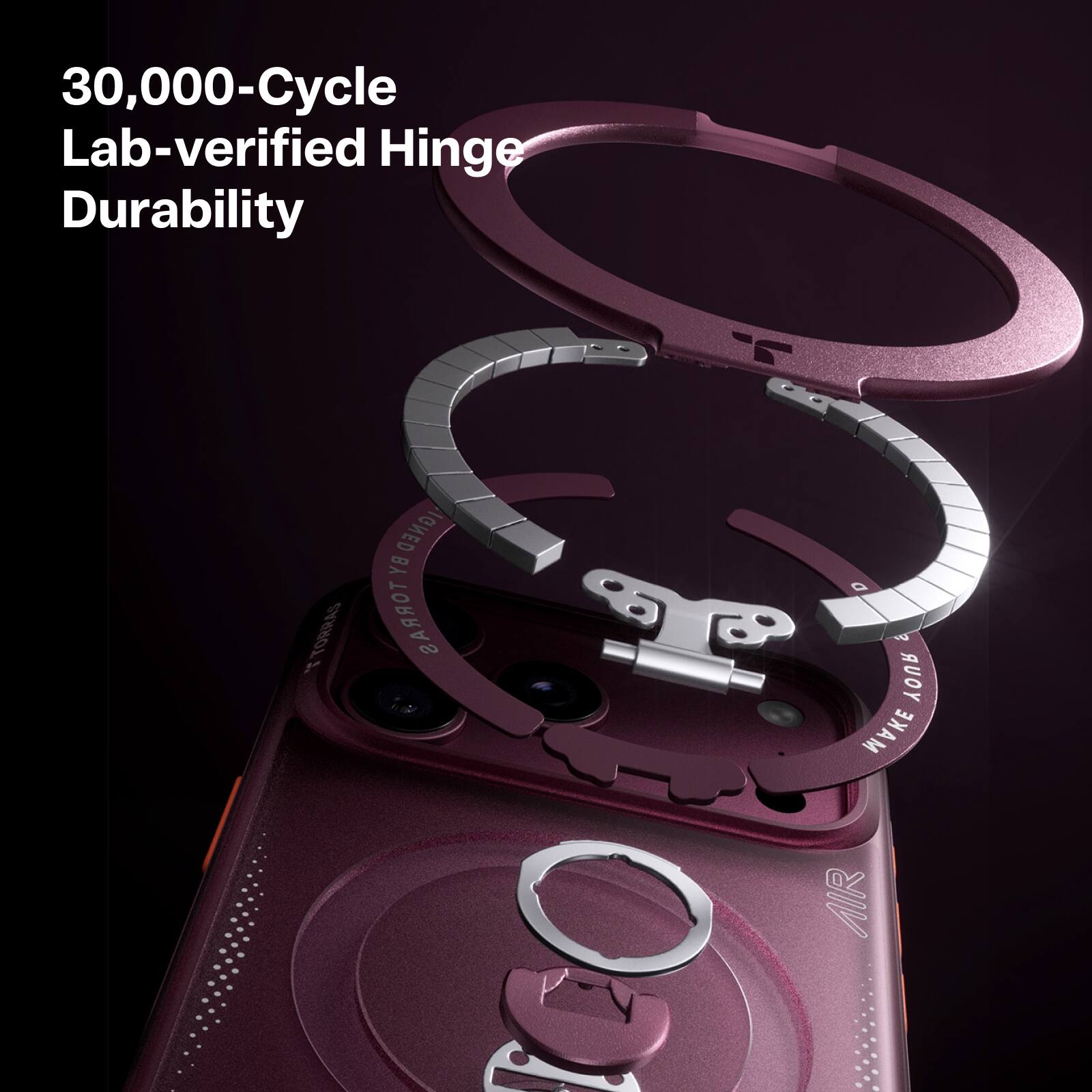 30,000-Cycle Lab-verified Hinge Durability