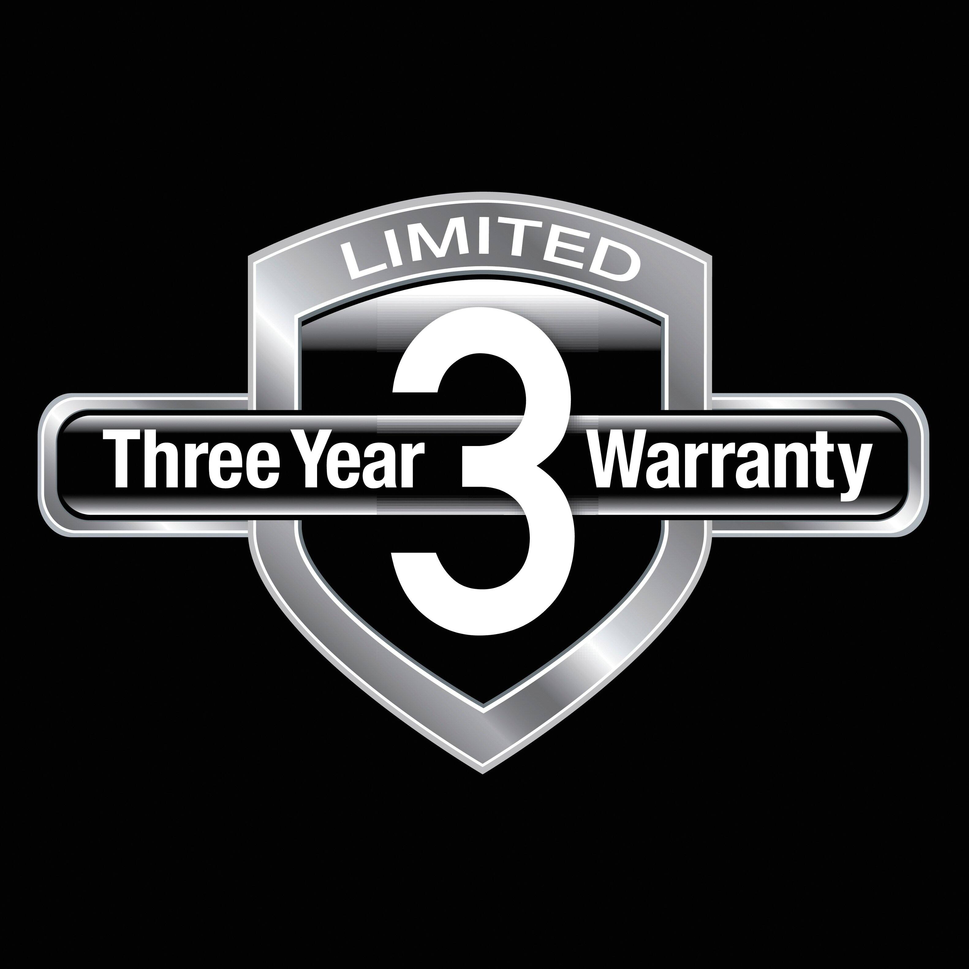 LIMITED  
Three Year 3 Warranty
