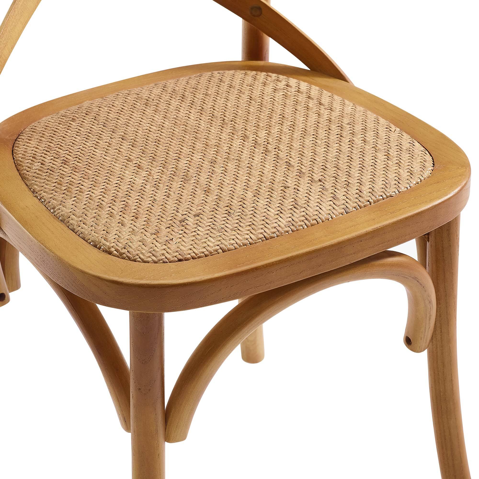 Alt View 5. Modway - Gear Dining Side Chair - Brown.