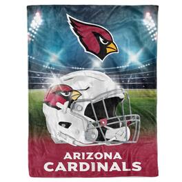 Logo Brands - Arizona Cardinals 60" x 80" Stadium Lights Blanket - Multicolor