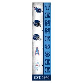 Fan Creations - Tennessee Titans 6" x 24" Progression Wood Sign - Multicolor