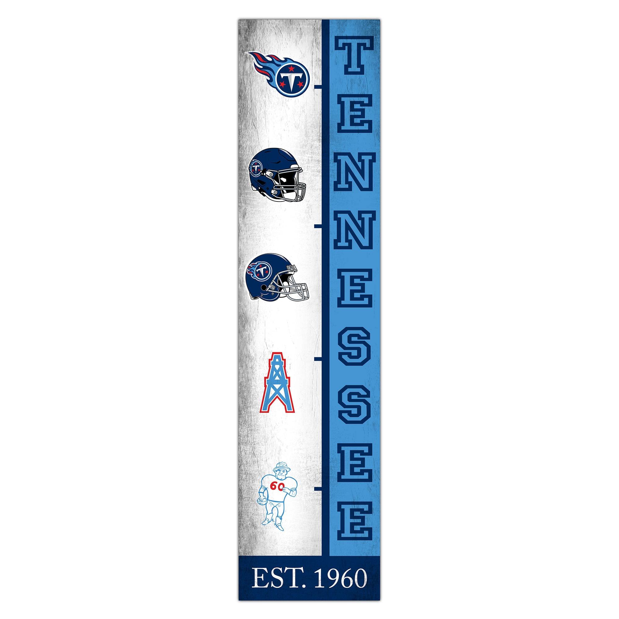 Tennessee Titans 6" x 24" Progression Wood Sign