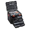 VEVOR - Mechanics Tool Set, 297-Piece Mechanic Tool Kit, 1/4 in, 3/8 in, and 1/2 in Drive, SAE and Metric Socket Set, Wrenches - Black